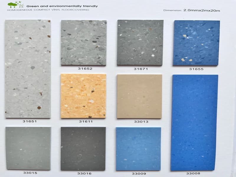 checking commercial sheet vinyl seams